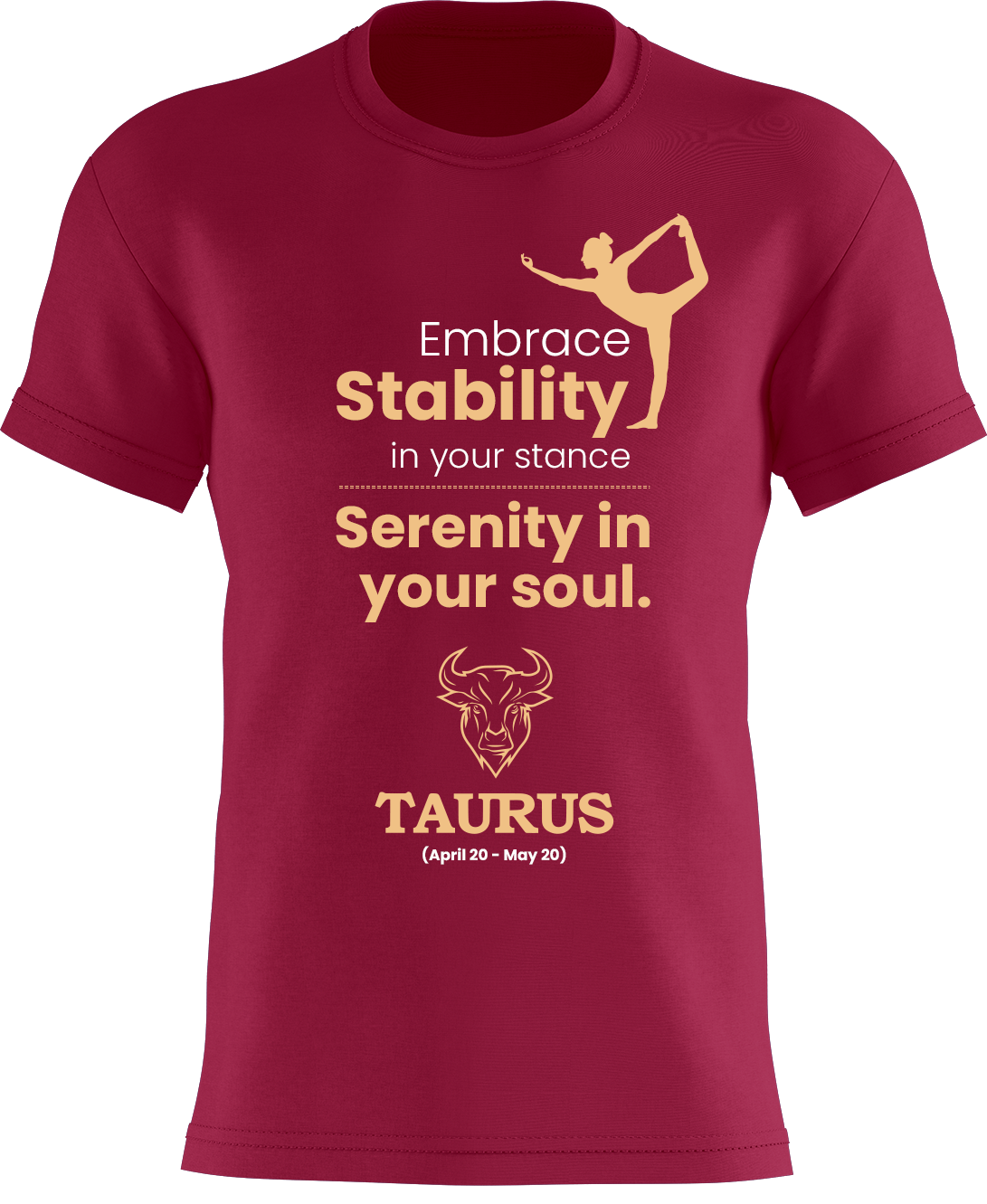 Embrace Stability in your stance serenity in your soul