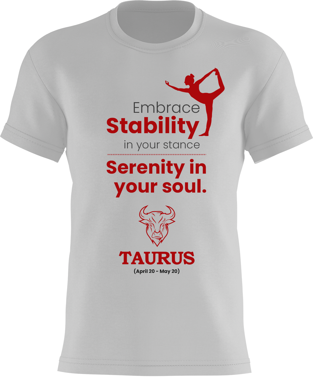 Embrace Stability in your stance serenity in your soul