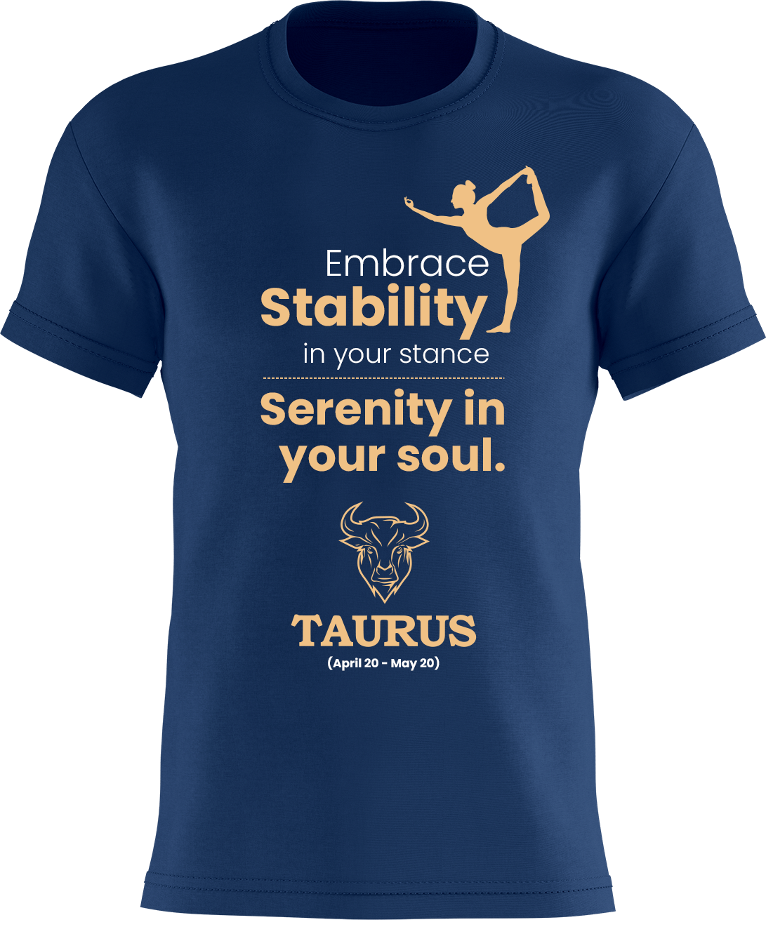 Embrace Stability in your stance serenity in your soul
