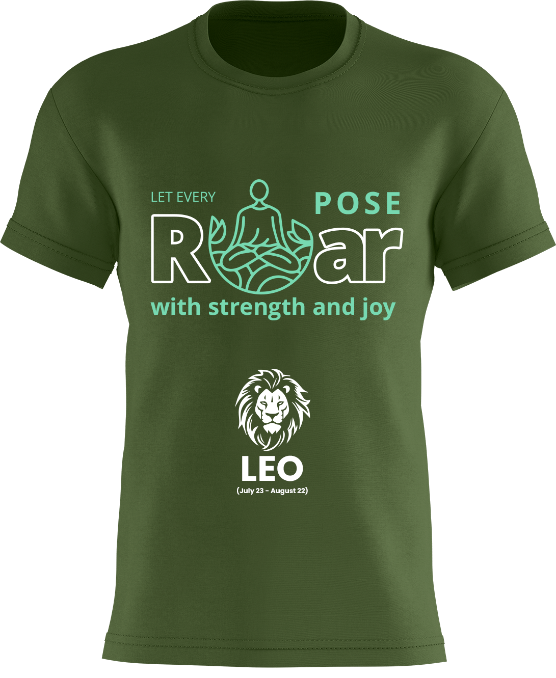 Let Every Pose Roar With Strength And Joy
