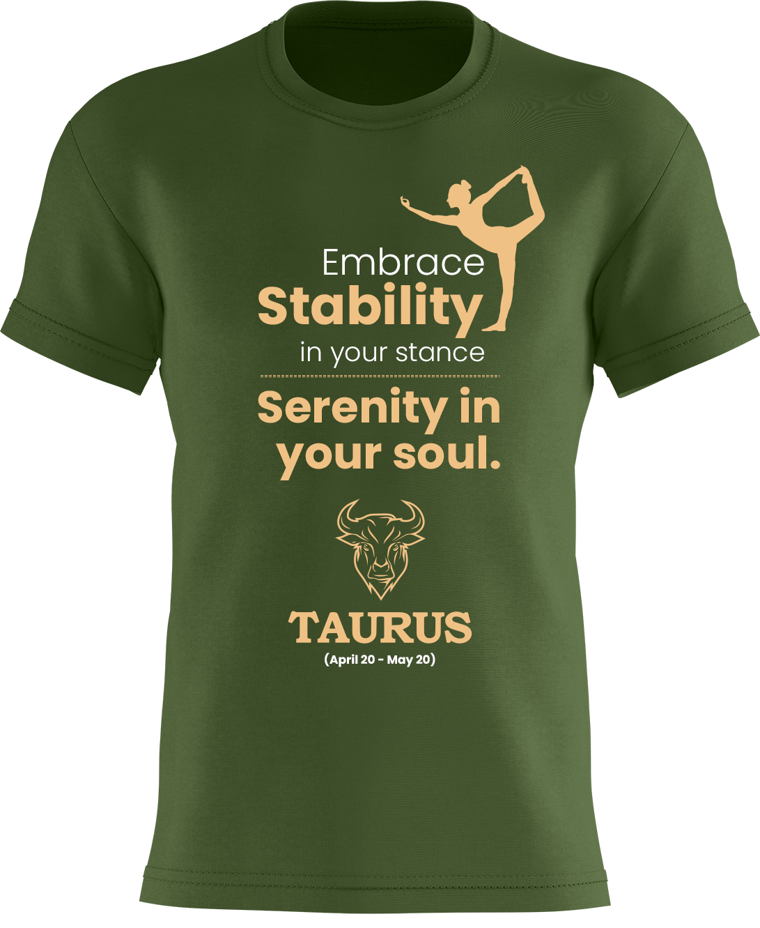 Embrace Stability in your stance serenity in your soul